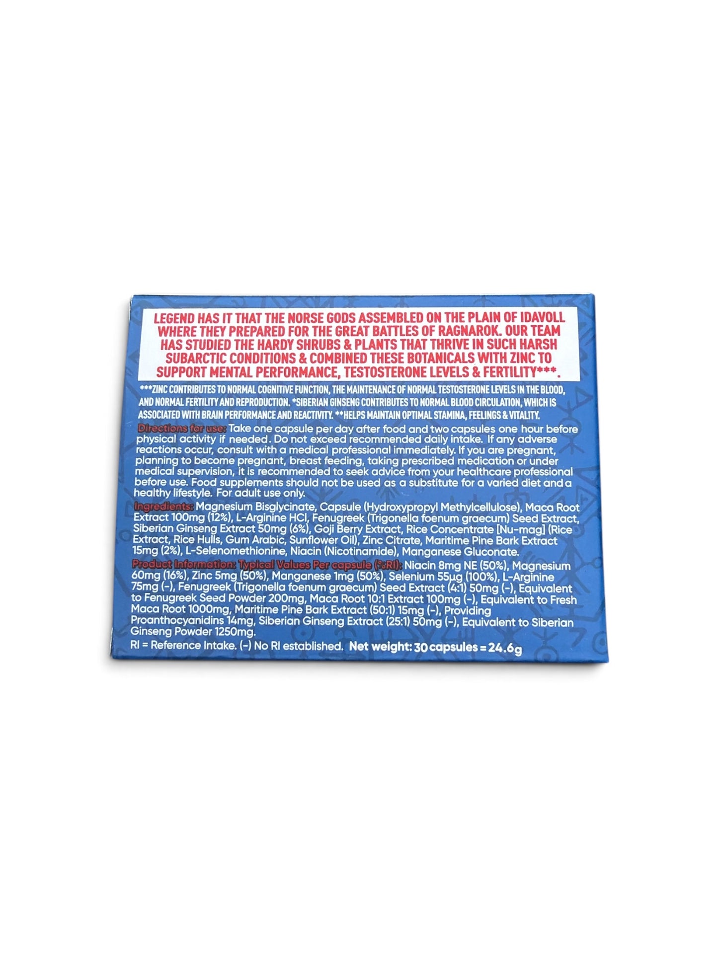 Idavøll® Testosterone & Stamina Booster (30 Cap)